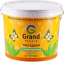 Краска водно-дисперсионная для внутренних и наружных работ "Фасадная 901" 25кг