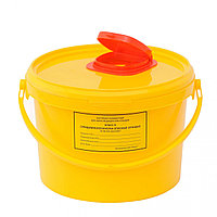 Емкость-контейнер для утилизации медицинских отходов класса Б 5,6 л.