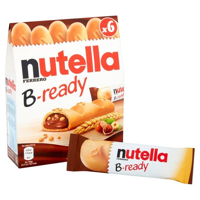 Печенье c шоколадной начинкой Nutella B ready 132гр