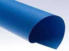 Обложка для переплета Bindermax, А4 картон под кожу, 230 гр, синяя