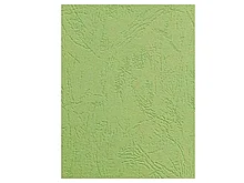 Обложка для переплета iBind, А4 картон под кожу, 230 гр, светло-зеленая