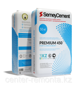 Цемент серый (Семей) Premium 450  50 кг