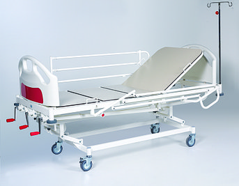 Кровать пациента с механическим приводом NITRO HB 1420 четырехсекционная