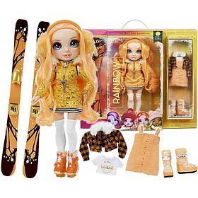 Кукла Rainbow High ЗИМНИЕ КАНИКУЛЫ WINTER BREAK POPPY ROWAN - ОРАНЖЕВАЯ МОДНАЯ КУКЛА