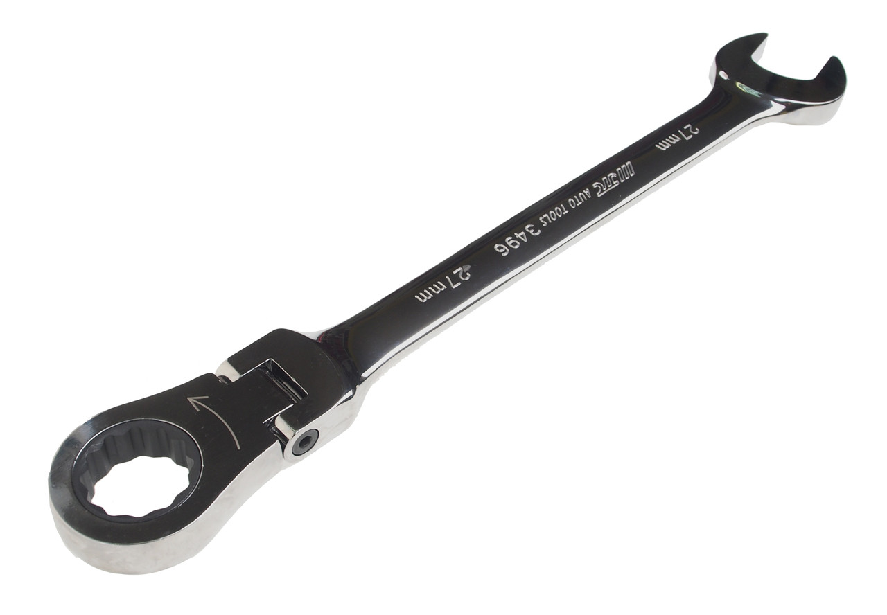 JTC Ключ комбинированный 27х27мм трещоточный с подвижной головкой JTC - фото 2 - id-p96307768