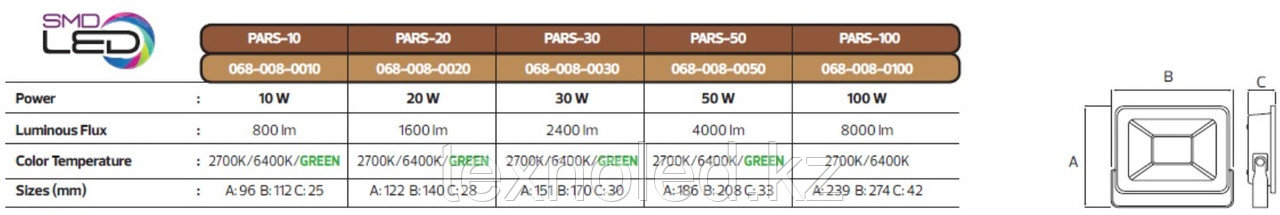 Светодиодный прожектор LED 50W, фото 3