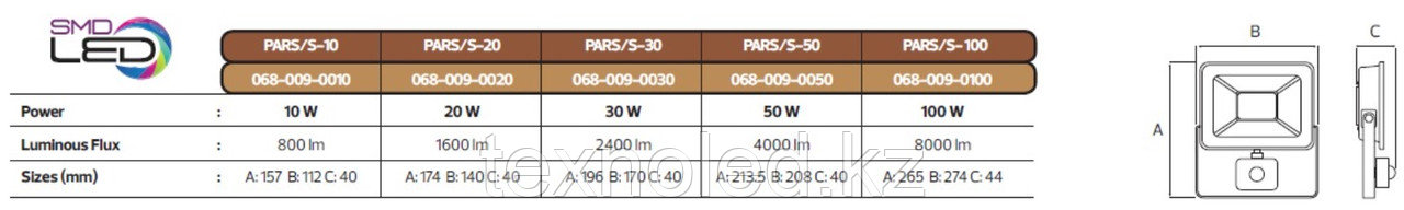 Светодиодный прожектор LED 100W, фото 2