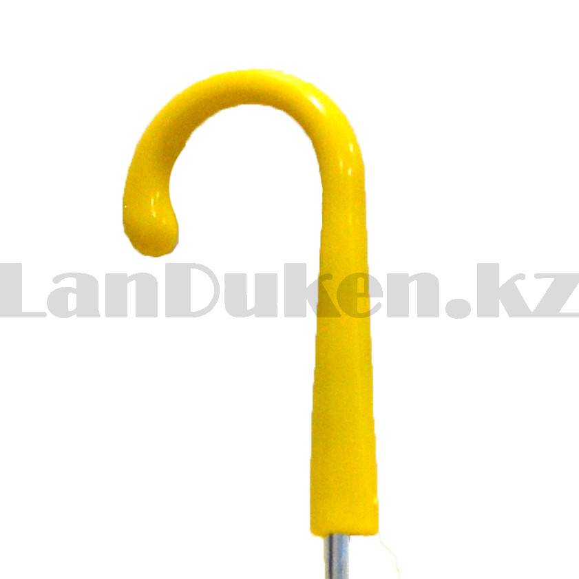 Зонтик для декора в горошек маленький 43 см желтый - фото 9 - id-p96308801