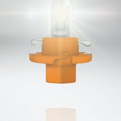 Лампа автомобильная OSRAM BAX 1.2W с оранжевым патроном (BX8.4d) 12V, 1шт - фото 3 - id-p96308878