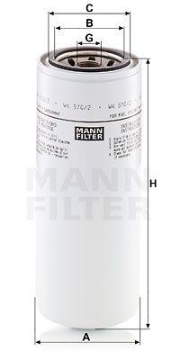 Топливный фильтр MANN FILTER WK9702 - фото 1 - id-p96309468