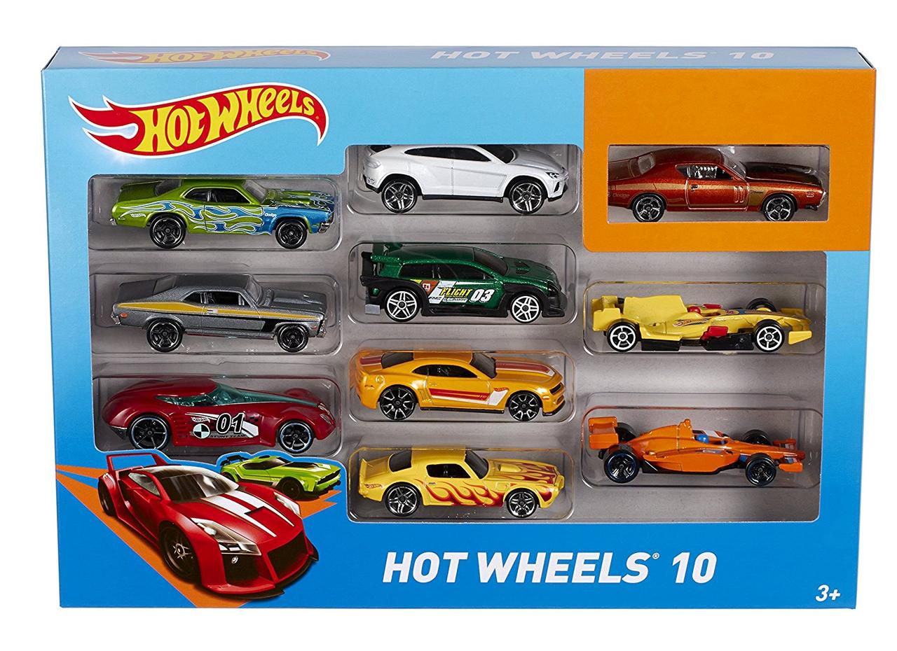 Hot Wheels Подарочный набор из 10-ти машинок