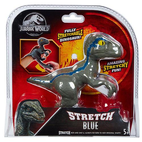Тянущаяся фигурка Раптор Блю с подвижной головой Стретч Stretch 38276 ...