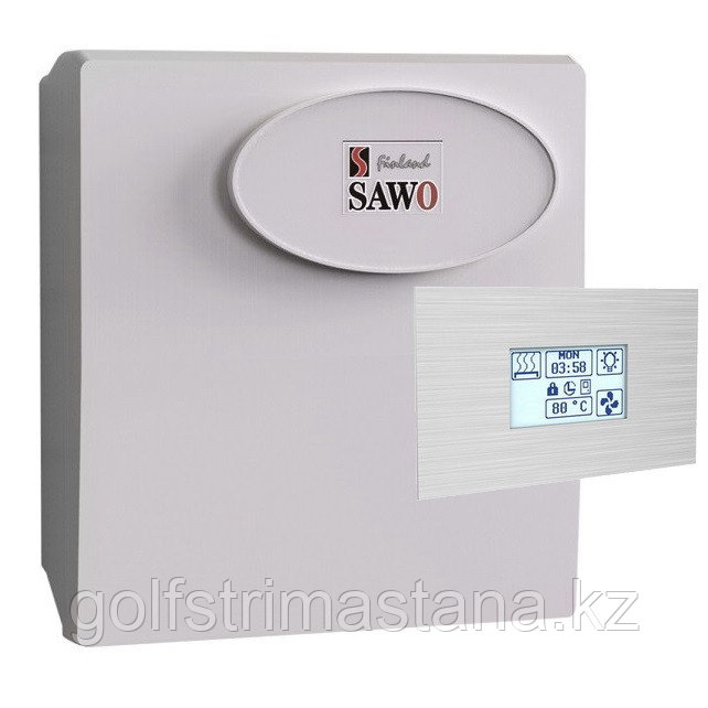Пульт для сауны Sawo Innova Steel Touch S (сенсорная панель + блок INP-C)
