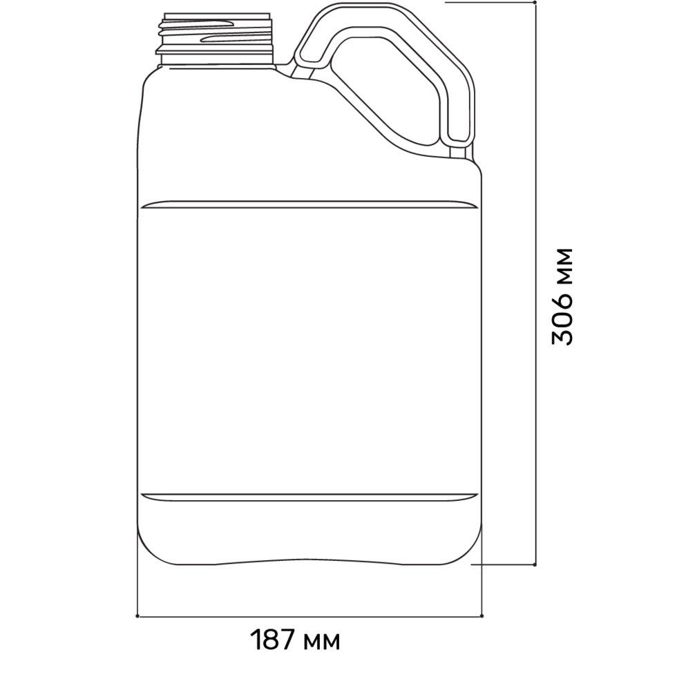 Канистра пластмассовая 5 л. - фото 4 - id-p96314079
