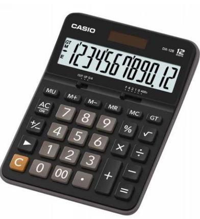 Калькулятор настольный CASIO DX-12B-W-EC, фото 2