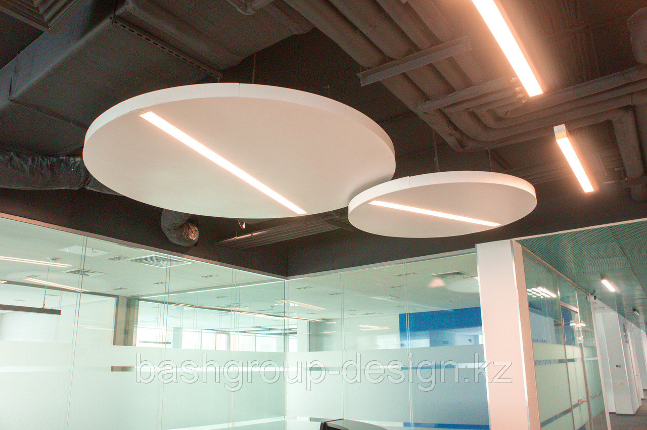 Дизайнерские подвесные потолки Pill+ Круги-острова со встроенным освещением - фото 8 - id-p96314979