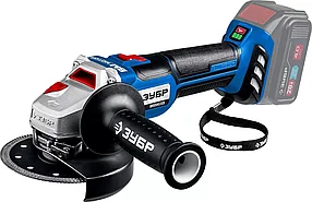 Болгарка аккумуляторная, УШМ ЗУБР 20В, бесщеточная, без аккумулятор, в коробке  (AB-125)