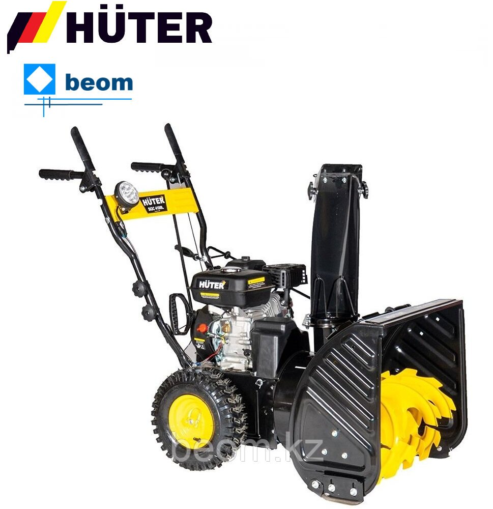 Снегоуборщик HUTER SGC 4100L ( л.с.7 | кг 72 кг | Ширина захвата, см 56 | Фары | Бензиновый)