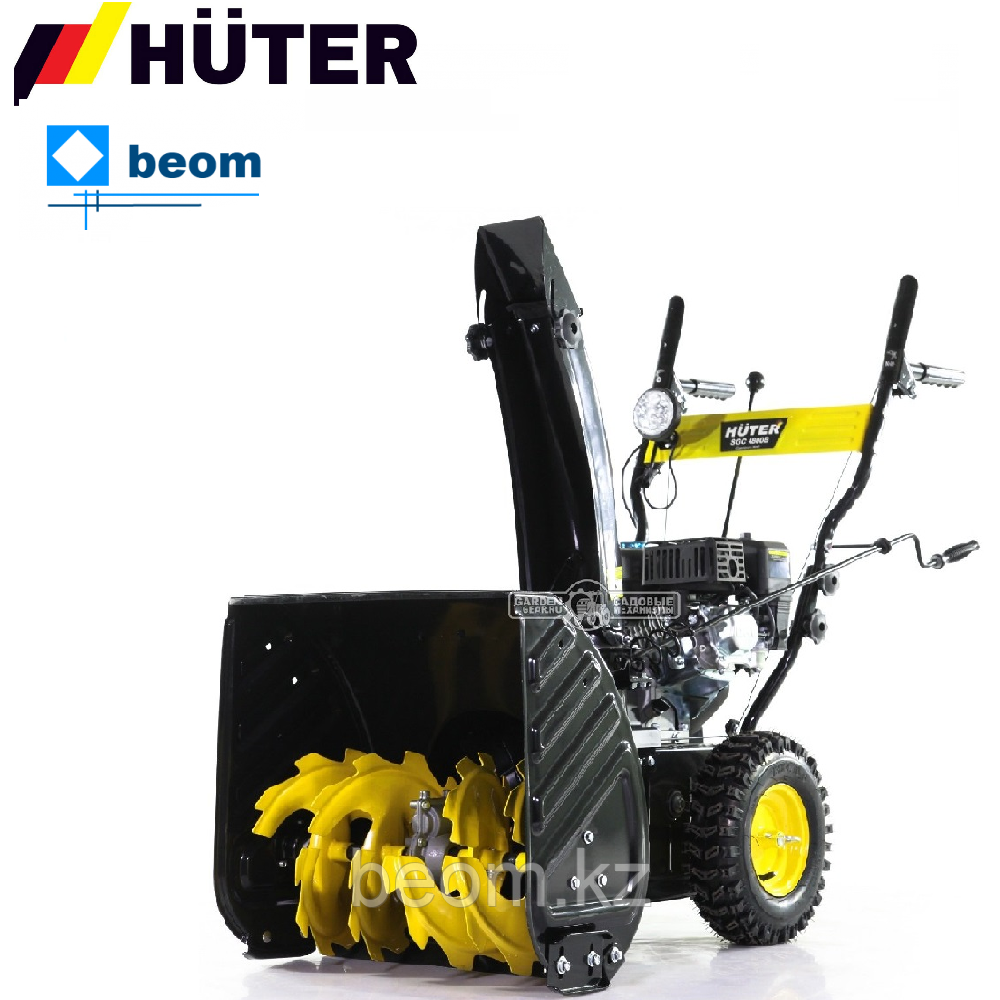 Снегоуборщик HUTER SGC 4800B ( л.с.7 | кг 67кг | Ширина захвата см 56 | стартер от АКБ12В | фара | Бензиновый)