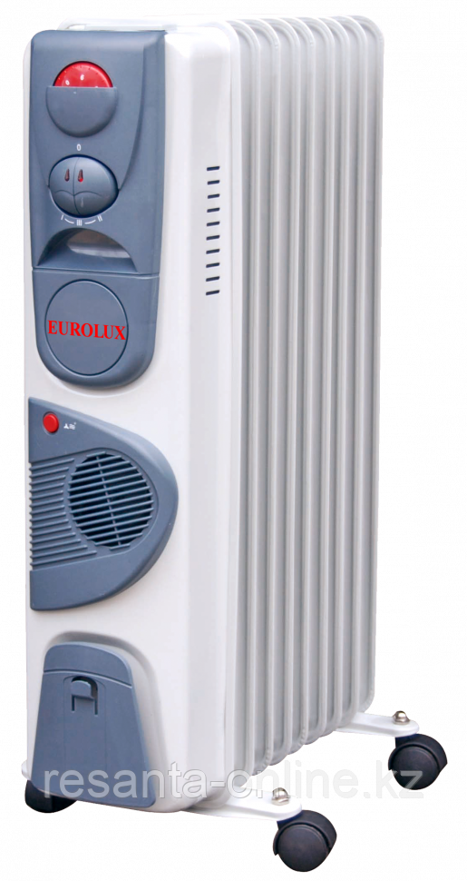 Масляный радиатор Eurolux ОМ-EU-9НВ с вентилятором - фото 1 - id-p96318106
