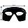 Венецианская карнавальная маска мужская черная, фото 5