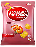 Чипсы картофельные "Русская картошка" 50г 24п со вкусом креветки