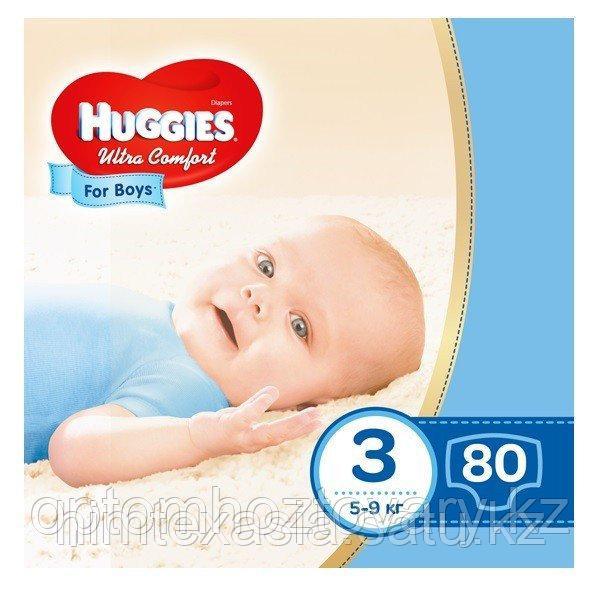 Huggies Ultra Comfort 3 мальчик, 80шт - фото 1 - id-p96323324