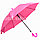 Зонт детский трость со свистком 60 сантиметров розовый, фото 3