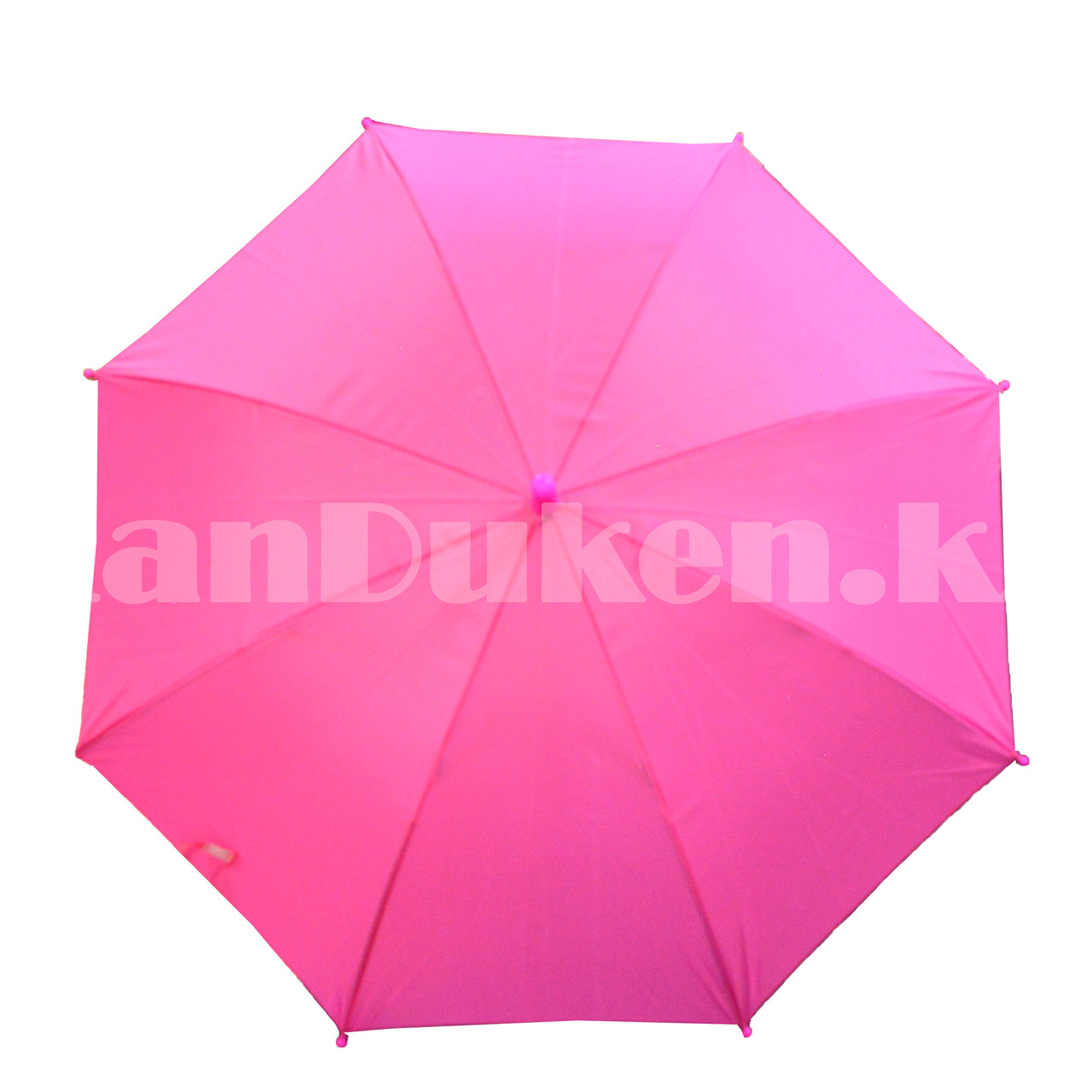 Зонт детский трость со свистком 60 сантиметров розовый - фото 4 - id-p96326354