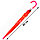 Зонт детский трость со свистком 60 сантиметров красный, фото 2