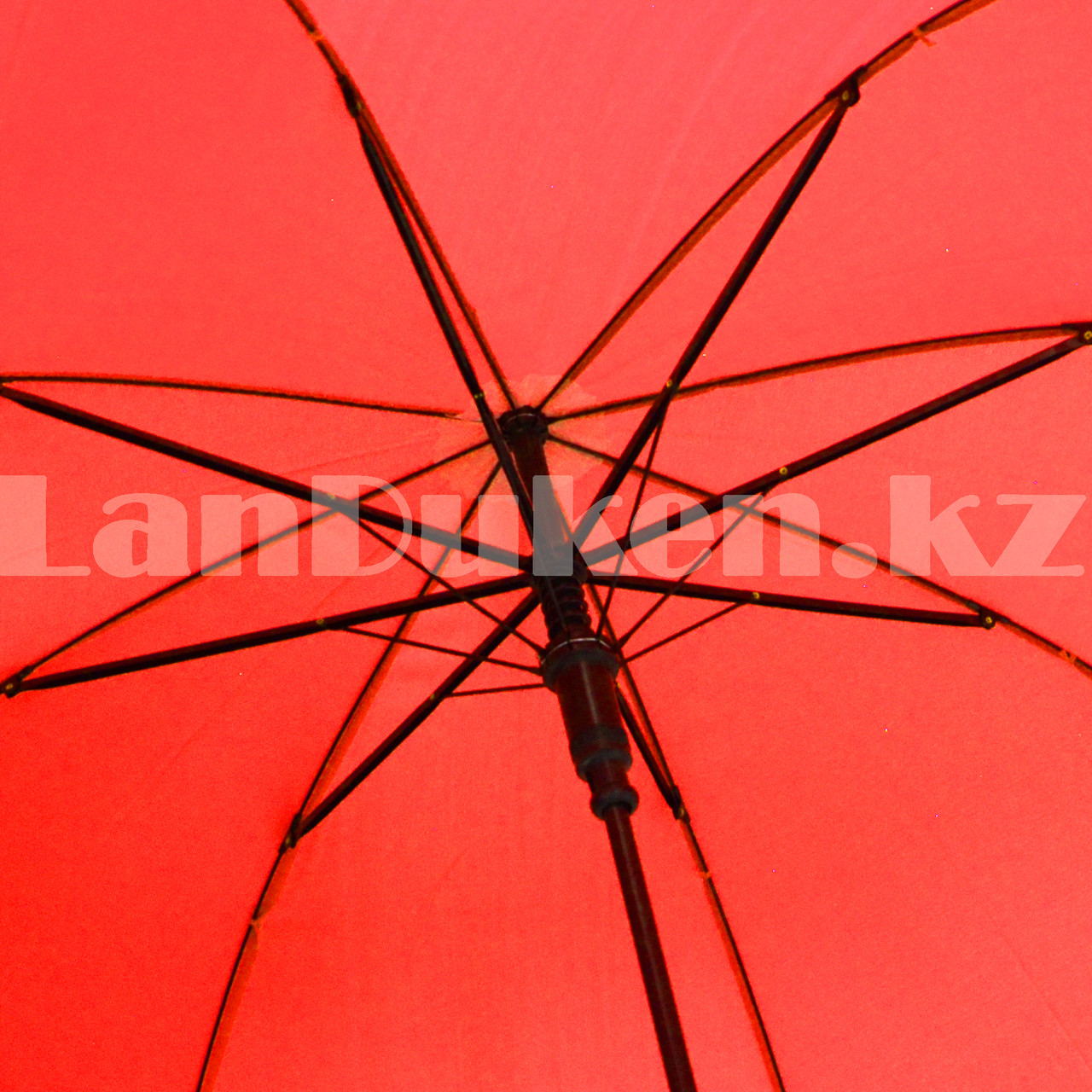 Зонт детский трость со свистком 60 сантиметров красный - фото 5 - id-p96326406