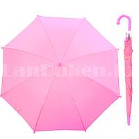 Зонт детский трость со свистком 60 сантиметров нежно розовый