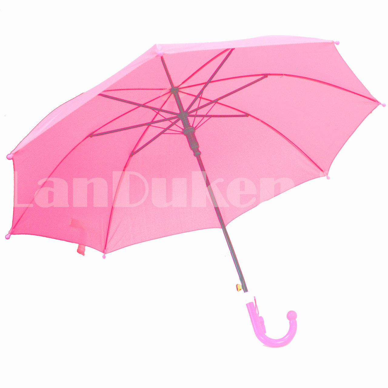 Зонт детский трость со свистком 60 сантиметров нежно розовый - фото 7 - id-p96326677