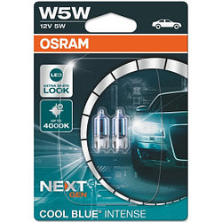 Лампа автомобильная OSRAM Cool Blue Intense (NextGen) W5W (W2.1*9.5d) 4000K 12V
