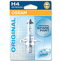 Лампа галогенная OSRAM H4 Original 12V 60/55W, 1шт.