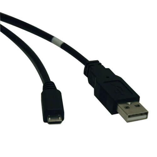 Кабель TrippLite/USB 2.0 A to Micro-B Cable (M/M), 10 ft./3 м - фото 1 - id-p94865078