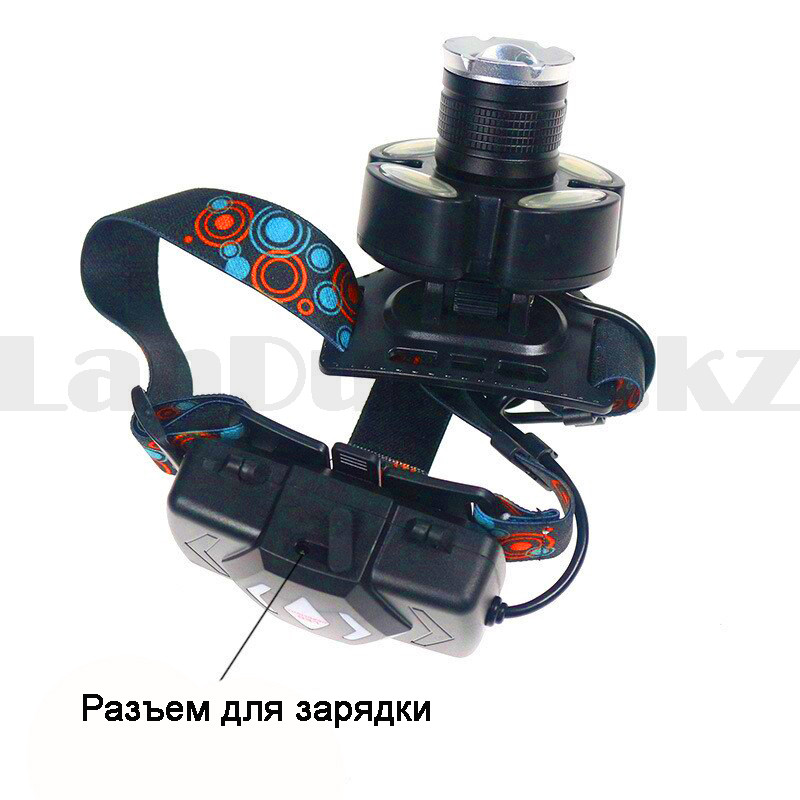 Налобный фонарь светодиодный с аккумулятором 4 режима Headlights 5502 - фото 7 - id-p96329040