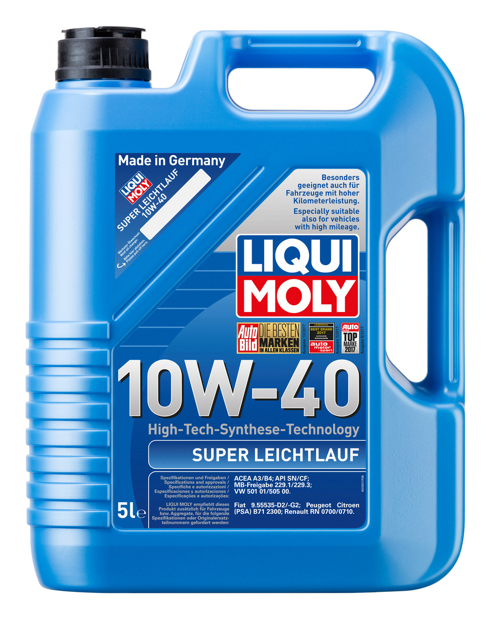 Моторное масло LIQUI MOLY Super Leichtlauf 10W-40 5л