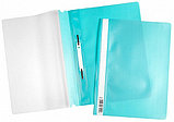 Папка-скоросшиватель пластиковая "Hatber", А4, 120/160мкм, прозрачный верх, цвета-ассорти, фото 3
