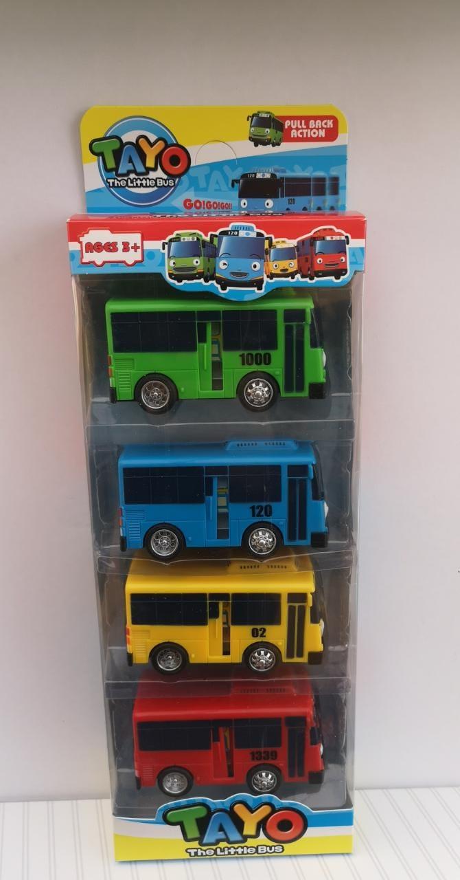 Автобусы Тайо игрушки по 9 см / Tayo Bus