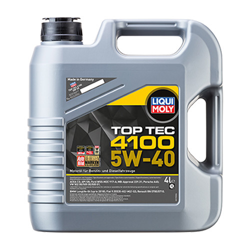 Моторное масло LIQUI MOLY Top Tec 4100 5W-40 4л