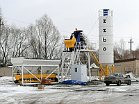Поселок Сургут и наш бетонный завод СКИП-30, производительностью 30 м³/час!