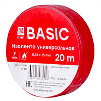 Изолента класс А (0,18х19мм) (20м.) красная EKF Basic