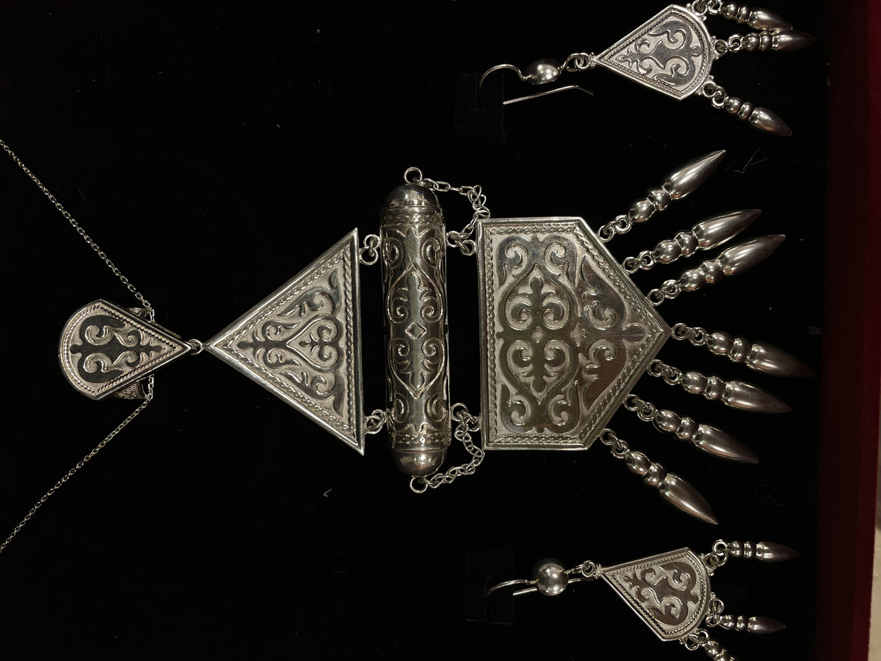 Казахское национальное украшение из серебра - фото 3 - id-p96342890