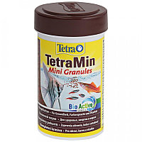 TetraMin Mini Granules 100мл - корм в маленьких гранулах для молоди рыб и рыб с маленьким ртом