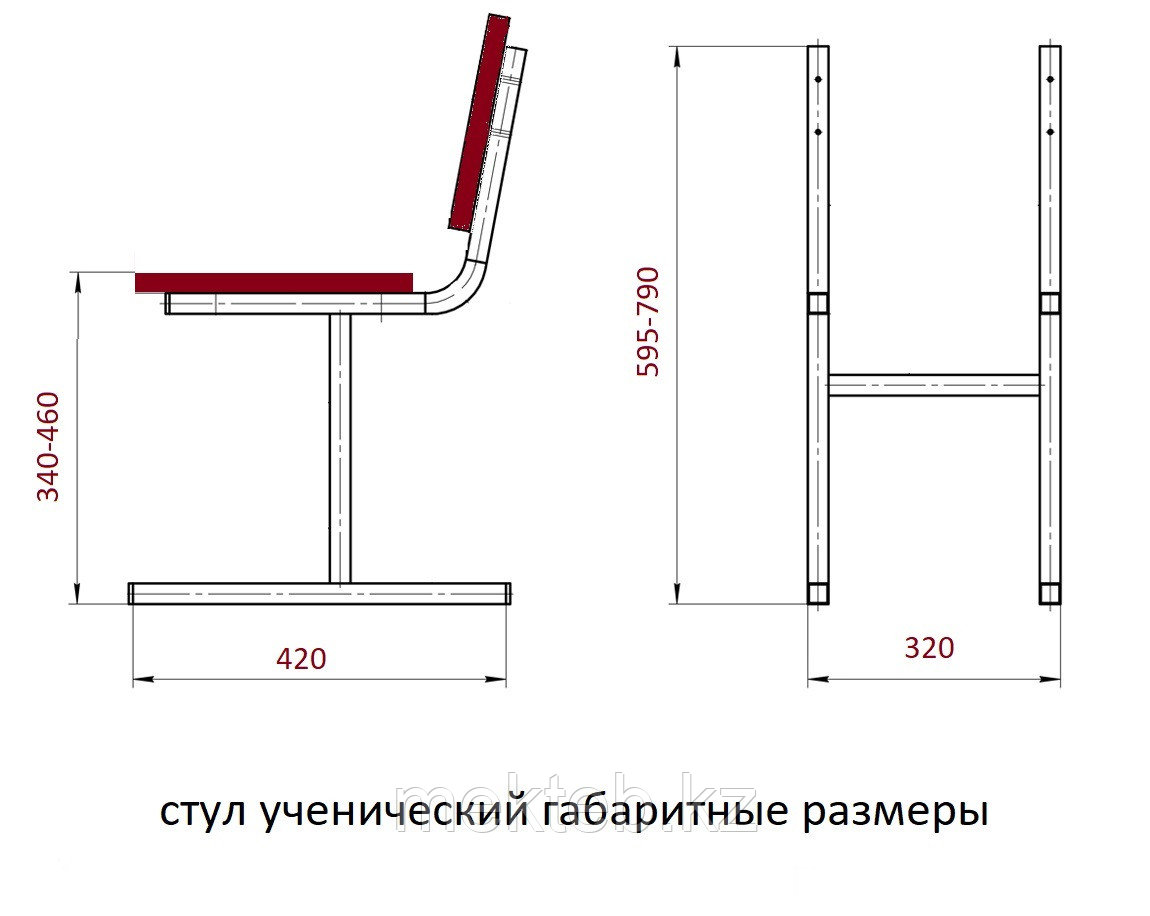 Школьная Парта двухместная регулируемая - фото 4 - id-p96012015