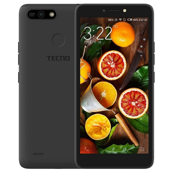 Смартфон Tecno POP 2F, 16Gb, Midnight Black (B1f)