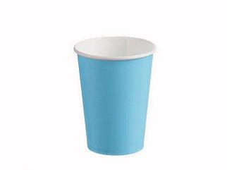 Бумажный стакан "SKY BLUE" Голубой 350мл (12 OZ / D90) (50/1000)