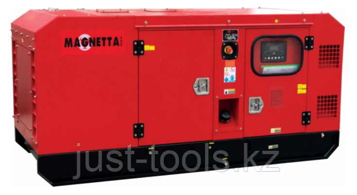Magnetta, D100E3, Дизельный генератор в тихом кожухе, 100 кВт, 50Hz, 230/400 V, 202,1 A