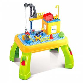 PITUSO  Стол для игры с конструктором, в компл. с конструктором (42эл.) (53*40.5*28)